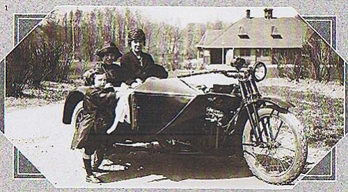 Henderson with LS sidecar from The Goulding Album by Ron Rae